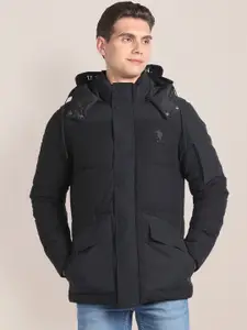 U.S. Polo Assn. Detachable Hood Puffer Jacket