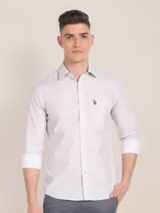 U.S. Polo Assn. Floral Printed Pure Cotton Casual Shirt