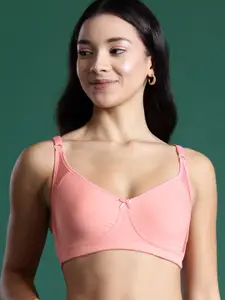 DressBerry Solid Non-Wired Full Coverage Non Padded Bra
