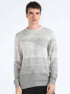 Flying Machine Self Designed Round Neck Pure Cotton Pullover