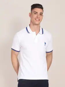 U.S. Polo Assn. Slim Fit Polo Collar Pure Cotton Casual T-shirt