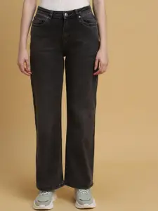 FOREVER 21 Women Mom Fit Mid Rise Clean Look Stretchable Jeans