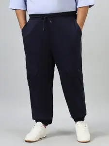 Bewakoof AIR Plus Size Men Relaxed Fit Cargo Joggers