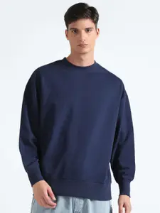 Flying Machine Crew Neck Oversized Pure Cotton Pullover
