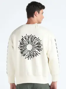 Flying Machine Typography Printed Pullover