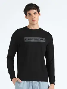 Flying Machine Typography Printed Pullover