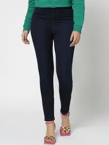 Vero Moda Women Skinny Fit Clean Look High-Rise Stretchable Jeans