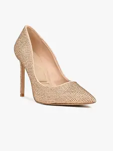 ALDO Embellished Pointed Toe Pumps Slim Heels