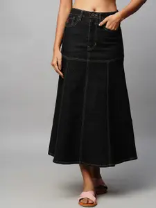 Chemistry Fit & Flare Denim Skirts
