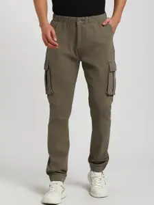 Dennis Lingo Men Slim Fit Mid-Rise Cotton Joggers