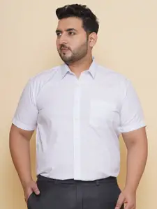 John Pride Plus Size Striped Pure Cotton Casual Shirt