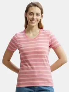 Jockey Striped V-Neck Cotton T-shirt