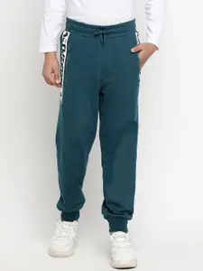 Lil Tomatoes Boys Typography Printed Breathable Sports Joggers
