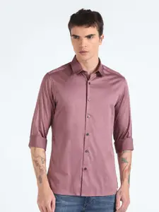 Flying Machine Slim Fit Spread Collar Casual Shirt