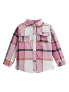 StyleCast Boys Pink Checked Tailored Jacket