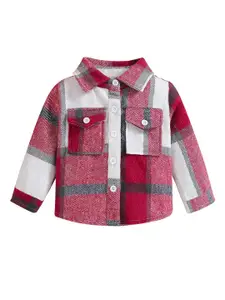 StyleCast Boys Red Checked Tailored Jacket