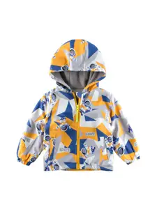 StyleCast Orange & Grey Boys Orange Insulator Bomber Jacket