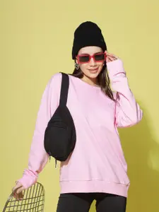 9shines Label Women Pink Sweatshirt
