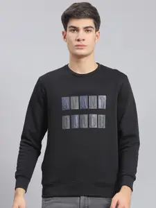 Monte Carlo Typography Printed Pullover Sweatshirt