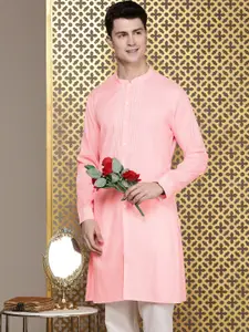 House of Pataudi Thread Work Straight Rozana Kurta