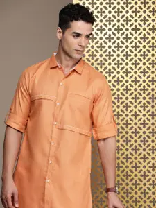 House of Pataudi Men Jashn Pathani Kurta With Trousers
