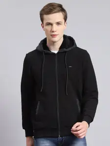 Monte Carlo Men Black Hooded Sweatshirt