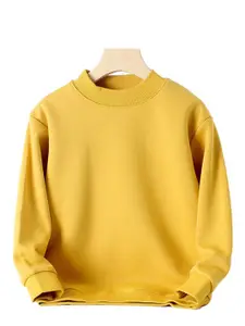 StyleCast Boys Yellow Round Neck Cotton Sweatshirt