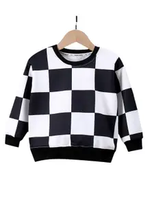 StyleCast Boys Black Colourblocked Sweatshirt