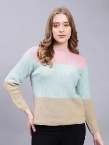 Albion Colourblocked Pure Woollen Pullover