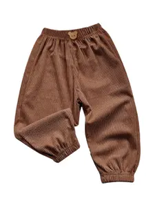 StyleCast Boys Brown Loose Fit Easy Wash Trousers