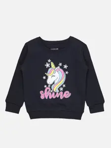 Bodycare Kids Infant Girls Unicorn Printed Fleece Pullover