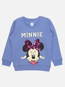Bodycare Kids Infants Girls Minnie Mouse Printed Fleece Sweatshirt
