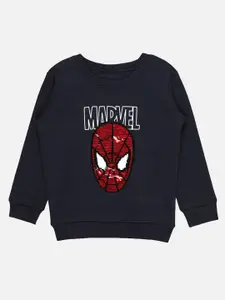 Bodycare Kids Boys Spider-Man Printed Fleece Sweatshirt