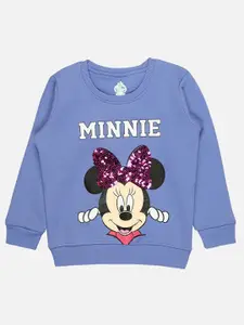 Bodycare Kids Girls Minnie Mouse Printed Fleece Pullover