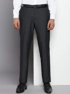 Tommy Hilfiger Men Grey Checked Trousers