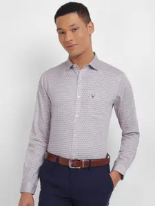 Allen Solly Slim Fit Micro Ditsy Printed Cotton Formal Shirt