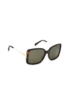 pierre cardin Women Grey Lens & Brown Other Sunglasses with Polarised Lens