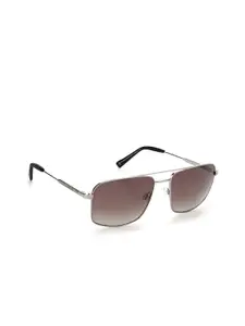 pierre cardin Men Square Sunglasses with Polarised Lens-203688R8159HA
