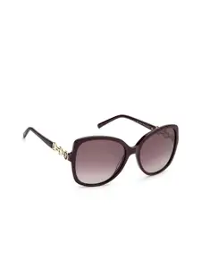 pierre cardin Women Cateye Sunglasses with Polarised Lens-2046500T7573X