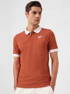 Reebok Slim-Fit Fnd Neo Cot Polo Collar T-Shirt