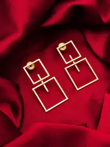 aadita Gold-Plated Drop Earrings