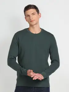 Arrow Round Neck Pullover Sweatshirt