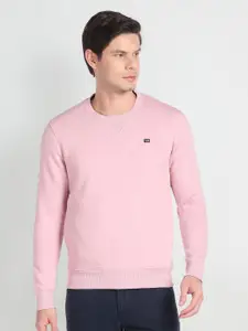 Arrow Sport Crew Neck Long Sleeve Pullover Sweatshirt