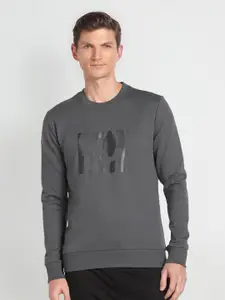 Arrow New York Printed Pullover Sweatshirt