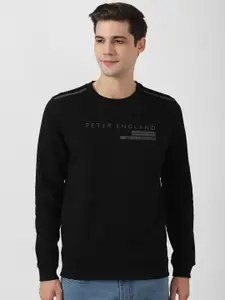 Peter England Casuals Typography Printed Sweatshirt
