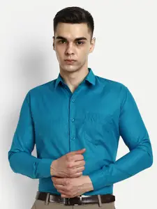 KRAASA Classic Fit Spread Collar Pure Cotton Formal Shirt