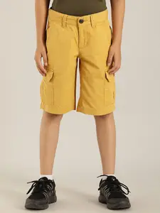 Indian Terrain Boys Orange Outdoor Fashion Shorts