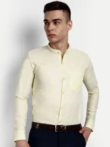 KRAASA Mandarin Collar Classic Pure Cotton Formal Shirt