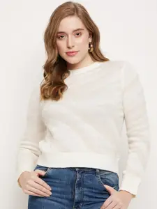 Madame Self Designed Round Neck Acrylic Pullover