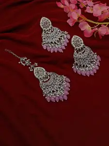 AASHISH IMITATION Pink Drop Earrings